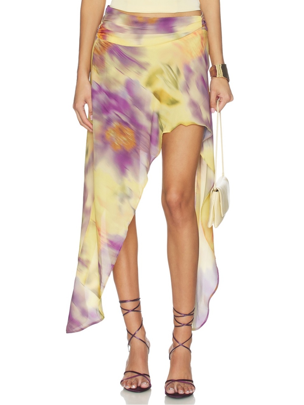 Tulia Flounce Midi Skirt
